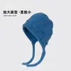 Gorro de Lana Cálido Estilo Sichuan Extra Grande con Protección para las Orejas, Gorro Lei Feng Adelgazante con Correas, Gorro para Clima Frío para Otoño e Invierno, Montaña Changbai