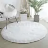 Suministro Directo Transfronterizo Estilo Nórdico ins Alfombra de Seda y Lana Tie-dye Degradado Silla Colgante Redonda Alfombra Antideslizante Alfombra para Sala de Estar Mesa de Café