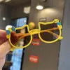 Óculos de Sol Infantis Gatinho Estilo Kt Óculos de Sol para Bebê Menina Desenho Laço Óculos de Sol Anti-UV Menina Bebê