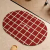 Alfombrillas de Baño Retro para Uso Doméstico, Fáciles de Cuidar, Absorbentes de Agua, Secado Rápido, Recortables, Resistentes a Manchas, Alfombrillas Antideslizantes de Tierra de Diatomeas