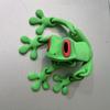 Impresión 3D Adornos Magnéticos de Rana Rana Arborícola Calcomanías para Refrigerador Modelo de Rana Pequeña Juguetes para Descompresión para Niños Caperucita Roja Libro Mismo