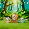 Caja Misteriosa Zorro de Nueve Colas Floral Estilo Hada Juguete de Moda Hada de la Luna Estilo Chino Figura Zorro Adorno de Escritorio Artesanía Coleccionable Regalo