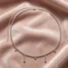 Acessórios de Moda Transfronteiriços Europeus e Americanos, Corrente de Corpo Exagerada com Franjas Estilo Garota Popular da Moda para Mulheres, Corrente de Cintura Simples com Pingente de Estrela e Estrela do Mar
