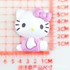 Gato KT estrella grande Muñeco de dibujos animados resina accesorios caja de almacenamiento parche pegatina para refrigerador parche Hello Kitty