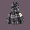 Nova Coleção de Lenços Xadrez Estilo Coreano do Fabricante para Mulheres, Atmosfera de Inverno, Quente, Versátil, Fofo, Cachecol para Pescoço Estilo Faculdade, Transfronteiriço
