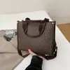 Bolso de Mano Coreano con Estampado Sencillo Bolso de Hombro Texturizado Estilo Nuevo Verano 2025 Bolso Cruzado Personalizado de Moda