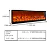 Insertar de chimenea personalizado, chimenea de estilo europeo, llama simulada electrónica, chimenea eléctrica de estilo americano, calentador empotrado decorativo para el hogar