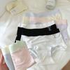 N8548 pintura a óleo modal 60 peças macio sem costura respirável respirável bainha 7A algodão antibacteriano virilha roupa interior para mulheres
