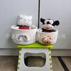 Cesta de Armazenamento de Lanches Brinquedo de Mesa Cesta Tecida de Corda de Algodão Animal Fofo Arco-Íris Cesta de Armazenamento Decorativa Entrega Rápida