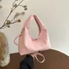 Bolso de Mano con Lazo Bolso de Mujer 2026 Nuevo Primavera Estilo Coreano Moda Bolso de Mano Elegante Bolso de Hombro Único Cruzado Bolso Dumpling