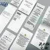 Fita de Cetim Colorida Serigrafada Etiqueta de Lavagem Borda Tecida em Nylon Etiqueta de Lavagem Flexográfica Rotativa Etiqueta de Lavagem para Roupas