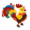 Comercio Electrónico Transfronterizo Dibujos Animados Aves Pollo Zapatos Flor Pvc Caucho Blando Zuecos Creativos Accesorios DIY Accesorios para Zapatos Decoración Al Por Mayor