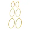 Grado Brincos Grandes Argola Fashion de Estilo Coreano Cravejados com Diamantes Brincos Exagerados Populares Europeus e Americanos Brincos de Celebridade da Internet Douyin com Diamantes