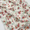 Tela de algodón rayón tela de algodón y seda amigable con la piel tela de algodón y seda ropa de dormir de verano tela de algodón rayón estampada venta de liquidación