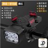 Soporte para Teléfono Móvil de Bicicleta con Carga USB 4 en 1 Luz para Ciclismo Nocturno Faro de Bicicleta Brillante Bocina de Bicicleta