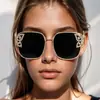 [Personalizado] Gafas de Sol de Moda Europeas y Americanas con Mariposas Personalizadas y Diamantes para Mujer, Gafas de Sol con Montura de Metal, Gafas de Protección Solar Transfronterizas