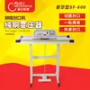 Ruili SF-600 máquina de selagem com pedal para papel Kraft e folha de alumínio máquina de selagem contínua máquina de selagem e corte com pedal para filme plástico termoencolhível