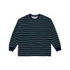 Camiseta de Manga Larga a Rayas de Color Contrastante para Hombre Rfsd, Mismo Estilo para Hombres y Mujeres, Nueva Ropa de Pareja Otoño 2026, Camiseta Holgada de Cuello Redondo
