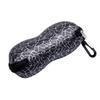 Estuche con cremallera para gafas de sol de cacahuete, estuche para gafas con cremallera multicolor de EVA, estuche para gafas de sol de tela Oxford