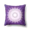 Funda de almohada de poliéster estilo folk bohemio nórdico decoración de coche impresión para el hogar funda de almohada de noche QTH23