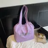 2025 Nuevo Estilo Coreano Estilo Ins Bolso de Hombro de Aspecto Caro Estudiante Fiesta Gran Capacidad Ligero Casual Bolso Tote para Viajar