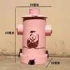 Estilo industrial de hierro retro personalidad creativa hidrante de incendios grande con tapa pie cubo de basura de metal sala de estar exterior barril