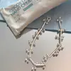 Collar Pequeño de Bolas de Uva Femenino Celebridad de Internet Diseño de Nicho Elegante Versátil Cadena para Clavícula Pulsera Accesorios de Collar