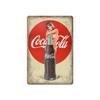 2024 nuevo póster publicitario vintage de Coca-Cola pintura en hojalata pintura decorativa sin marco para pared de fondo americano