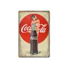 2026 Nuevo Cartel Publicitario Retro de Refresco Letrero de Lata Fondo Estilo Americano Pared Decorativa sin Marco para el Hogar Pintura Decorativa