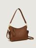 Bolso Cruzado Versátil de un Solo Hombro para Mujer, Bolso de Axila Casual Diario Estilo Coreano de Cuero Simple con Cera de Abeja, Bolso Nuevo con Textura de Cuero Suave