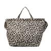 Bolso Texturizado Europeo y Americano Bolso de Gran Capacidad para Mujer 2024 Nueva Moda Bolso Grande Leopardo Lona Bolso Tote de Hombro Bandolera
