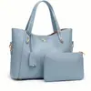 20226 Nuevo Bolso de Hombro Único de Moda Elegante Retro Europeo y Americano Versátil Bolso Tote para el Trabajo
