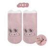 Calcetines de felpa para bebés y niños pequeños dispensadores antideslizantes otoño e invierno Nuevos calcetines para bebés gruesos cálidos cortos calcetines para bebés