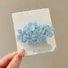 Pinzas para el Cabello Bordadas con Flores para Niñas Nuevas de Alta Gama Pinzas BB para Flequillo Lateral para Niñas y Bebés Lindos Accesorios para el Cabello