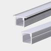 Kit de Caixa para Fita de LED de Luz Dura 1010 Canaleta Oculta com Ranhura para Cartão Luz Linear Perfil de Alumínio Luz de Prateleira Slot de Alumínio