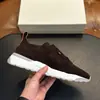 Sapatos Casuais de Couro Genuíno Camurça Estilo Italiano Transfronteiriços STN Perfurados Respiráveis Slip-on Sola Grossa Sapatos Esportivos Fonte de Comércio Exterior