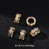 Relleno de Oro de 14K Cobre Chapado en Oro Moneda de Cobre Marguerita Espaciadores Cuentas Sueltas Pulsera DIY Cadena de Cuentas Collar de Cuentas Accesorios Colgantes