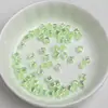 Dingyi Transparente Quadrado Pequeno Cor de Lua Fria Banhado Furo Reto Acrílico Contas Soltas Artesanal DIY Corrente de Celular Enfeites Acessórios