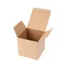 Suministro directo en stock caja interior dura de tres capas cuadrada corrugada empaque joyería ferretería accesorios de energía caja de papel de piel de vaca