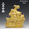 Tang Sancai Sanyang Kaitai Adornos para el Hogar Artesanía para la Sala de Estar Venta al por Mayor Adornos de Decoración del Zodiaco Oveja Cerámica de Oveja Feng Shui
