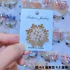Broche de Mariposa Hueca con Diamantes AB Iridiscentes para Mujer, Pin de Mariposa de Diamantes Lujoso a Todo Color para Trajes y Abrigos, Broche Elegante y Lujoso