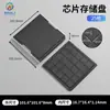 Caja de Almacenamiento para Waffles, Caja para Galletas de Silicio, Caja Anti-Instalación, Caja de Transporte, Caja de Plástico, Caja para Chips, Charola para Chips, Caja para Chips Desnudos