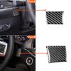 Adequado para Dodge New Challenger Challenge modificação interna de fibra de carbono adesivos decorativos do lado esquerdo e direito do volante