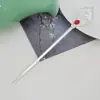 Horquillas de Estilo Chino Nuevo Transfronterizas, de Gama Alta, Sencillas, Retro, Accesorios para el Cabello de Estilo Antiguo, Horquillas, Tocado de Aleación de Lujo Ligero