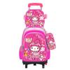 Mochila con Ruedas para Niños de Comercio Exterior Transfronterizo al por Mayor Primaria Niños y Niñas Ruedas Plegables Cierre
