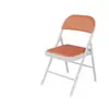 Cadeira dobrável para casa, cadeira de jantar, banquinho para quarto de aluguel, dormitório, estudante universitário, assento confortável para longas permanências, encosto, cadeira portátil