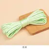 Fita de Fivela para Cordão Enrolado com Núcleo Espesso 5mm Botão Retro Cheongsam Hanfu Fita de Acabamento para Fivela Artesanal DIY Disponível em Várias Cores
