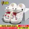 Zuecos Lindos de Gato Kt para Niñas, Celebridad de Internet, Versátiles de Verano, Suela Suave Antideslizante, Zapatos de Playa para Bebé, Sandalias de Verano para Mujer