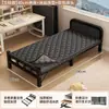 Cama Dobrável Individual Casa Dormitório Adulto Cama Simples Quarto de Aluguel Cama de Placa Dura Cama de Ferro Portátil Cama de Acompanhante Cama de Almoço