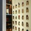 Soporte de Exhibición de Puños de Acero Inoxidable, Accesorios de Exhibición Vertical para Cuellos y Mangas de Camisas, Exhibidor de Piso para Cuellos de Tienda de Ropa
